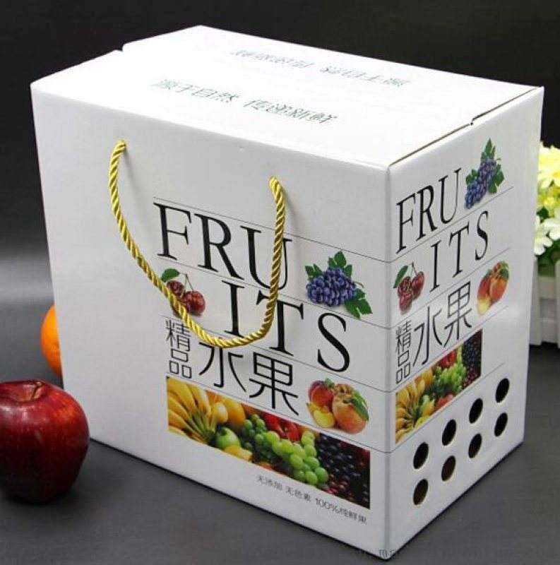 地方国营六连林场水果包装盒设计